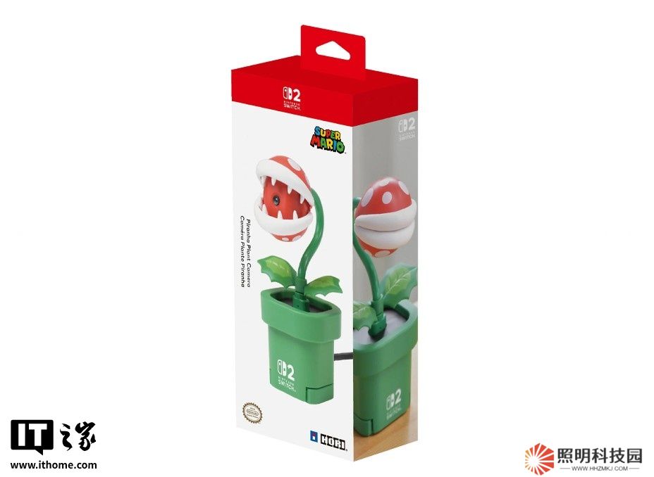 Hori 发布任天堂 Switch 2 游戏机摄像头：“吞食花”设计可防窥