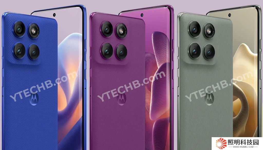 摩托罗拉 Edge 60 Pro 手机渲染图曝光：天玑 8350 芯片、新增 Moto AI 键，6000mAh 电池