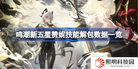 鸣潮新五星赞妮技能怎么样的-鸣潮新五星赞妮技能解包数据一览