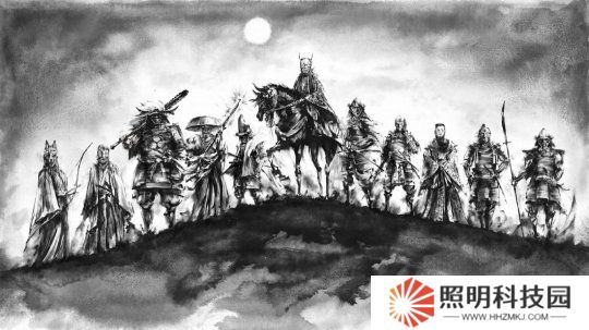 《刺客信条：影》水墨画风格海报 很神秘很威严