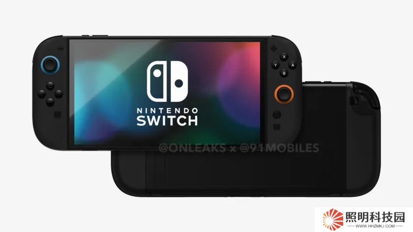 任天堂 Switch 2 最新高清渲染图出炉，尺寸更大、Joy-Con 手柄新增按钮