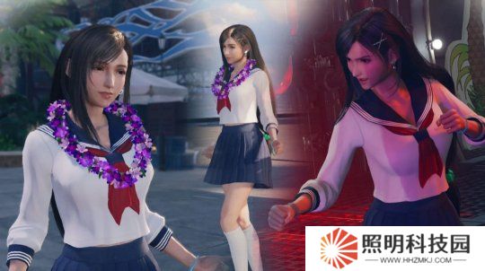 《最终幻想7：重生》新服装Mod 蒂法穿高中校服清纯